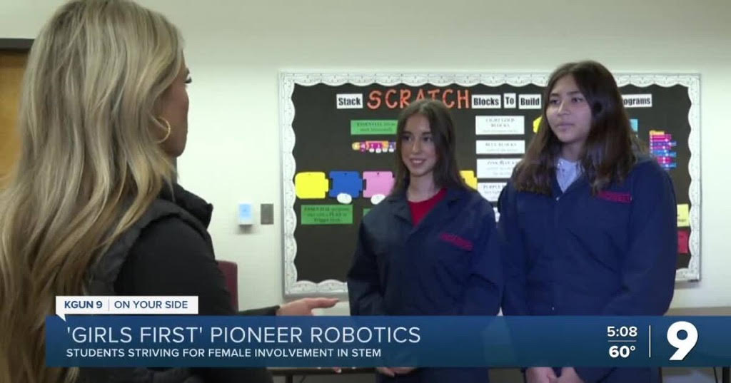 First Pioneer Robotics Students