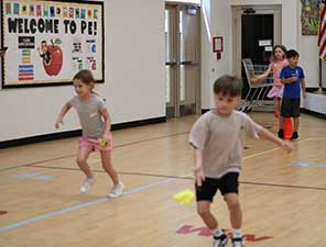 Elementary PE class