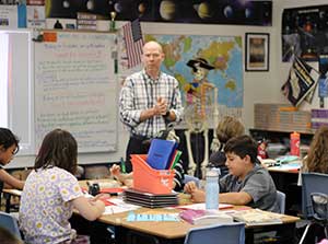 Elementary science class